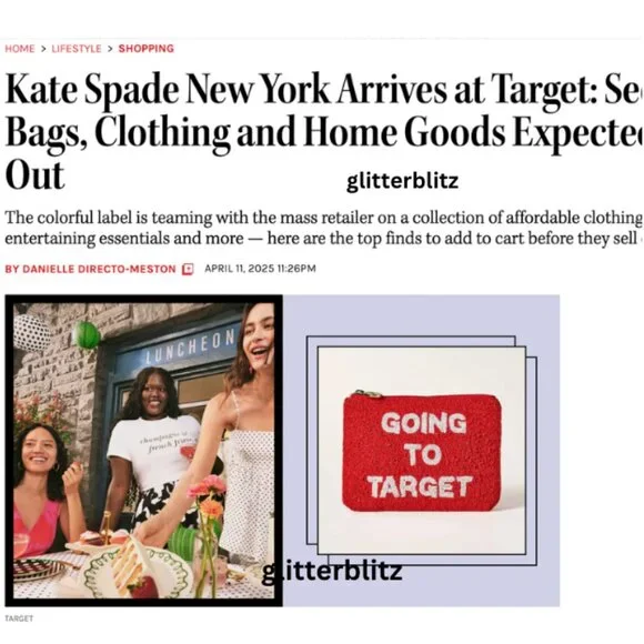 kate spade x Target “GOING TO TARGET” Beaded Clutch – Limited Edition - Picture 2 of 8